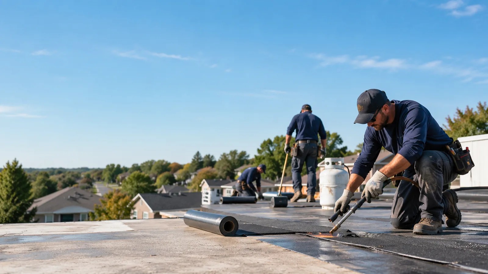 Flat Roof Leak Repair providers in Steger, IL